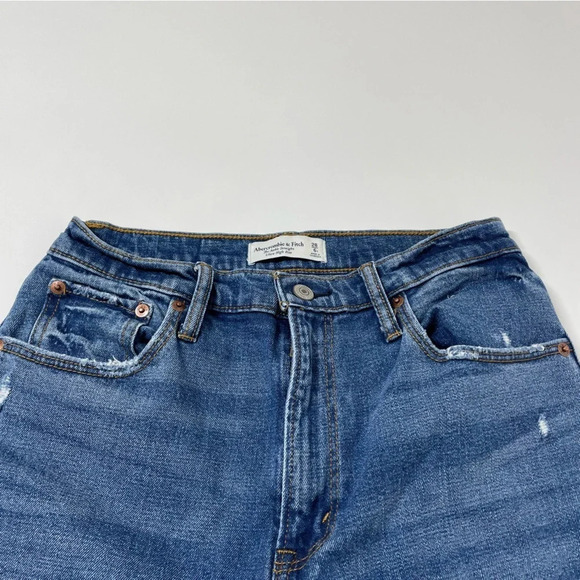 Abercrombie & Fitch The Ankle Straight Ultra High Rise Jean Size 28 / 6 - Picture 5 of 12